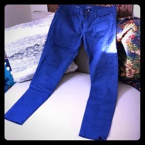 LOFT bright skinny blue jeans/pants!